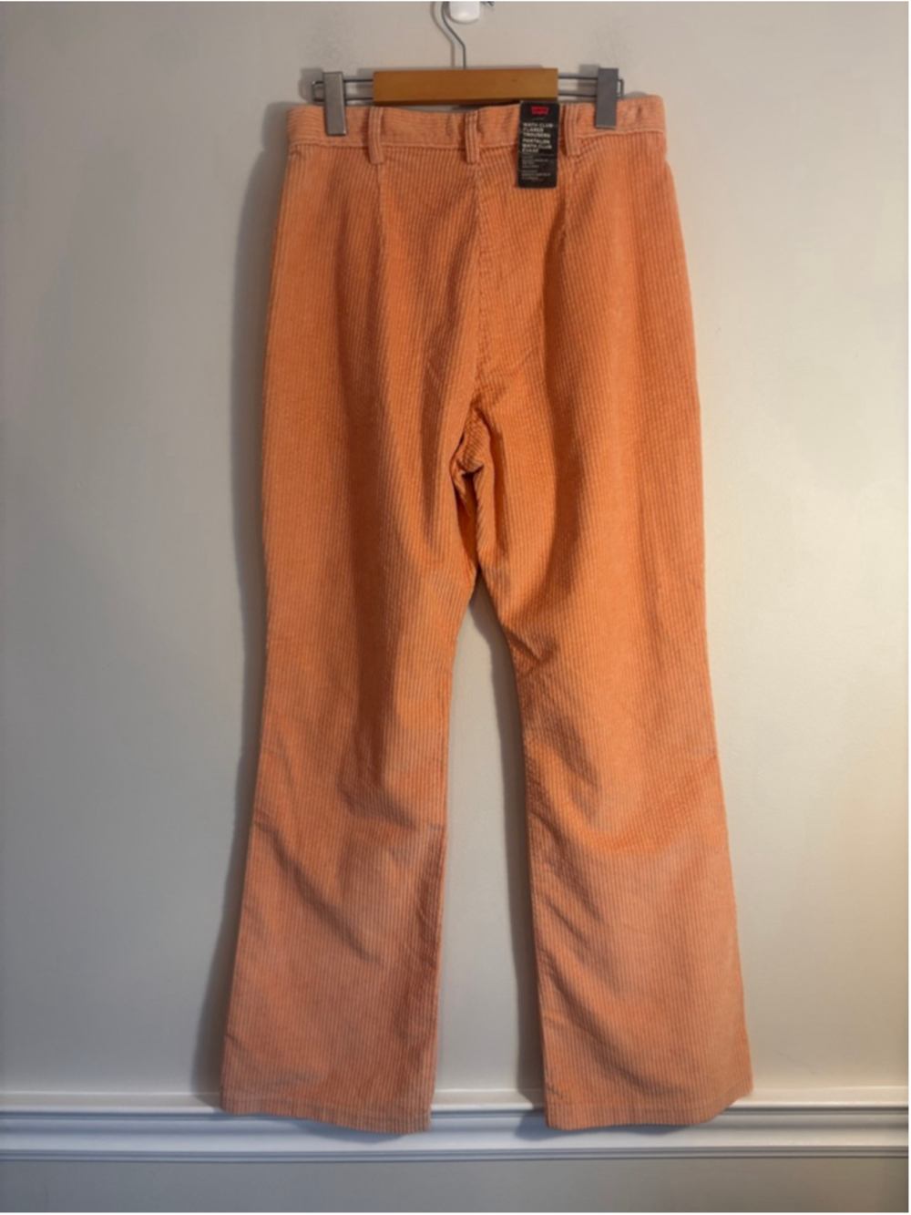 NWT Levi's Premium Math Club Flare Corduroy High Rise Trousers Women’s Size 28 - Picture 4 of 9